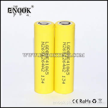 Rechargeable 3.7v 2500mah LG HE4 18650 Battery